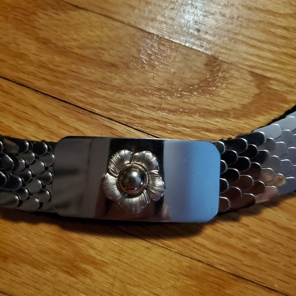 Vintage silver extendable belt - Picture 2 of 3